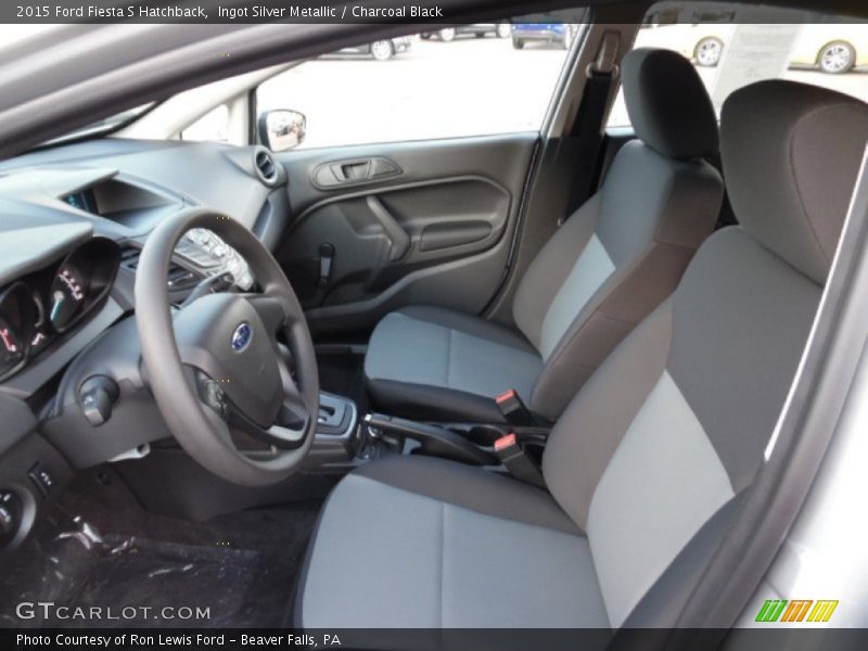  2015 Fiesta S Hatchback Charcoal Black Interior
