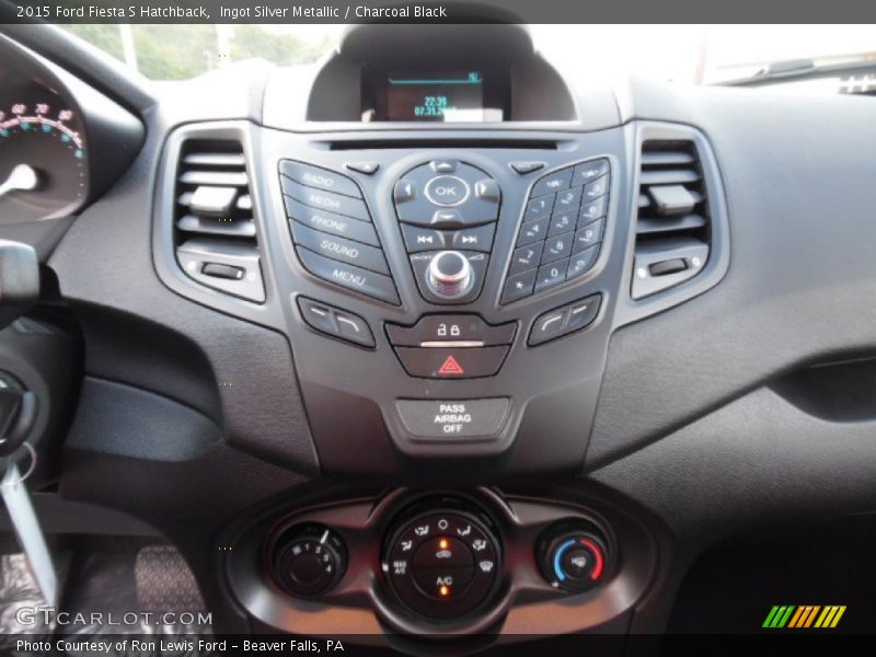 Controls of 2015 Fiesta S Hatchback