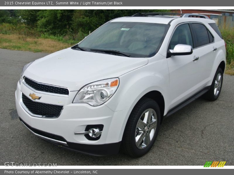 Summit White / Light Titanium/Jet Black 2015 Chevrolet Equinox LTZ