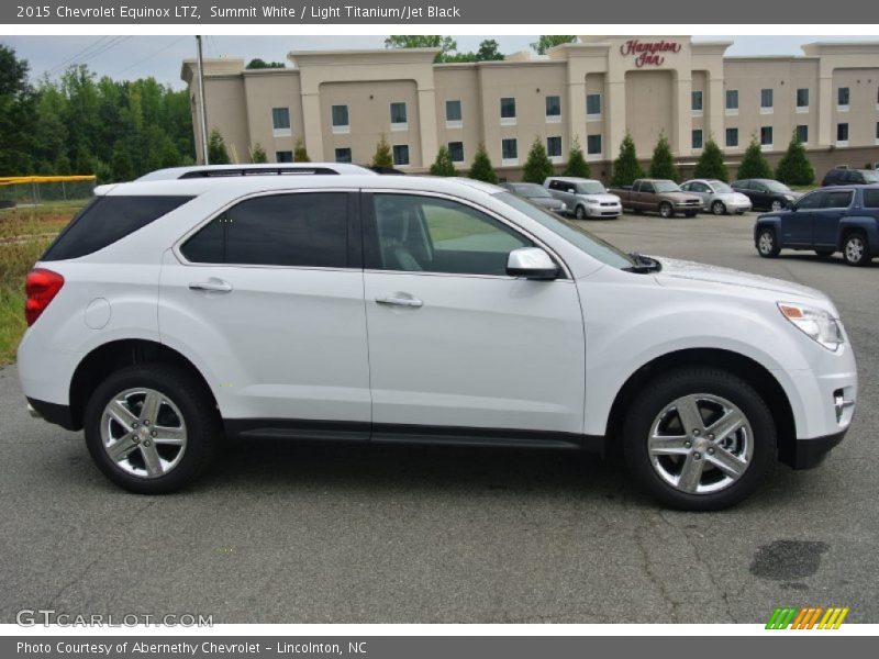 Summit White / Light Titanium/Jet Black 2015 Chevrolet Equinox LTZ
