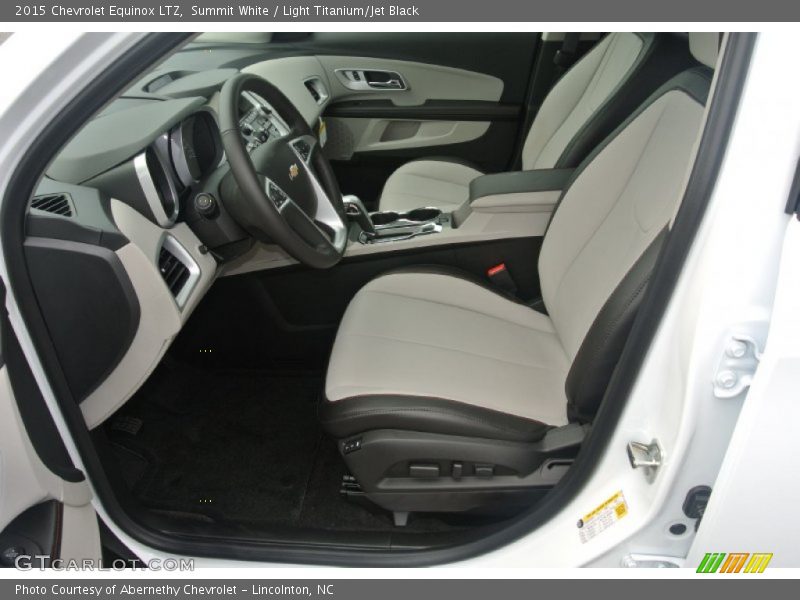 Summit White / Light Titanium/Jet Black 2015 Chevrolet Equinox LTZ