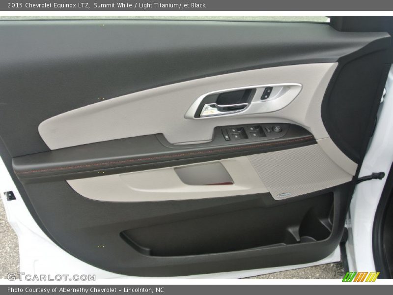 Summit White / Light Titanium/Jet Black 2015 Chevrolet Equinox LTZ
