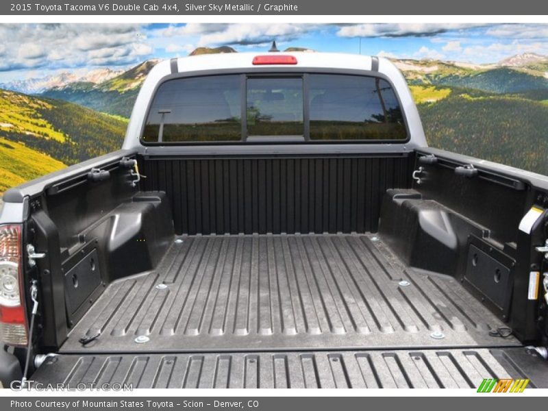 Silver Sky Metallic / Graphite 2015 Toyota Tacoma V6 Double Cab 4x4