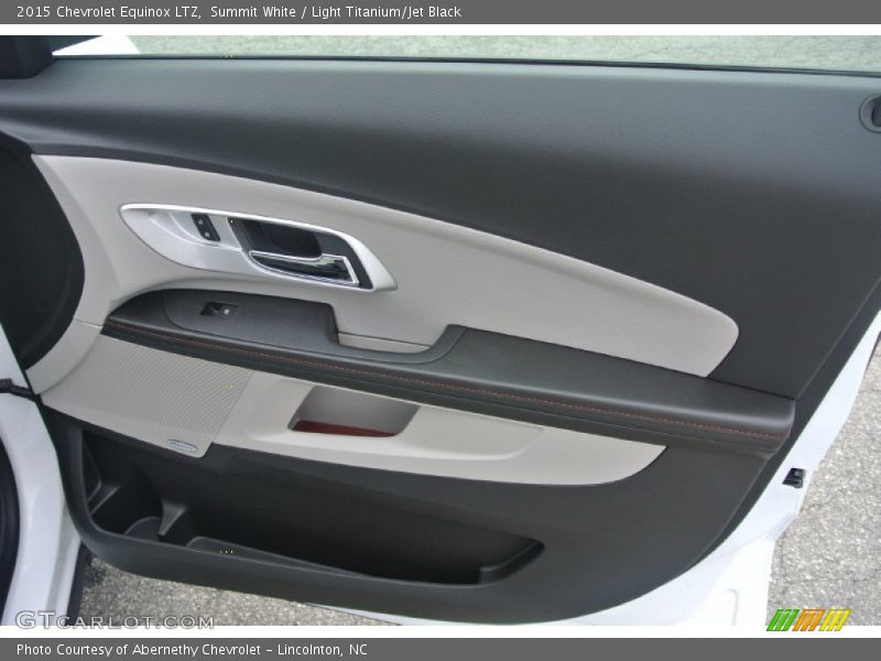 Summit White / Light Titanium/Jet Black 2015 Chevrolet Equinox LTZ