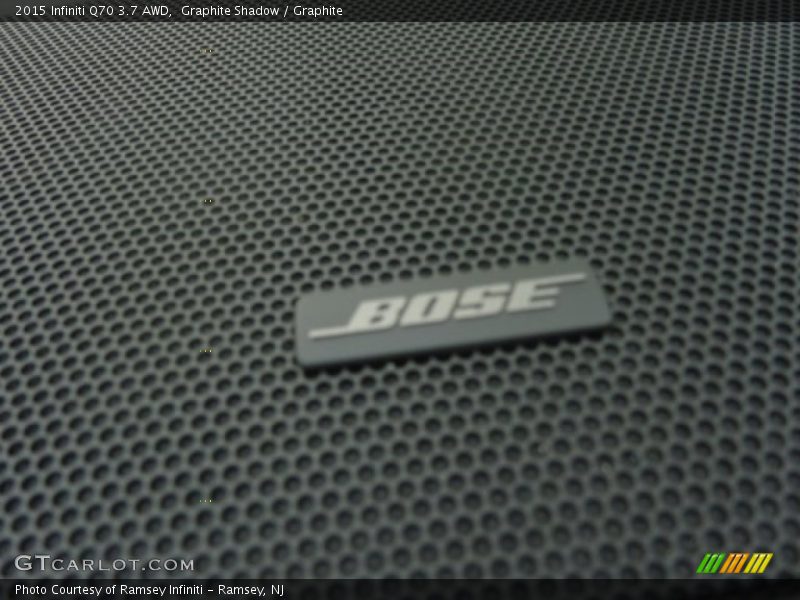 Audio System of 2015 Q70 3.7 AWD