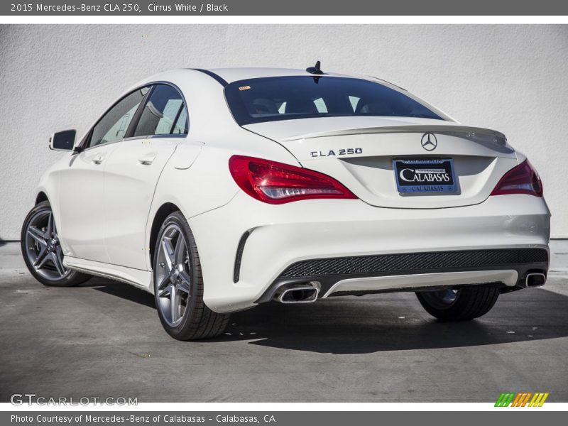 Cirrus White / Black 2015 Mercedes-Benz CLA 250