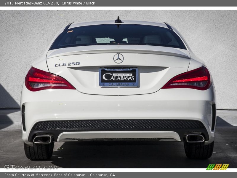 Cirrus White / Black 2015 Mercedes-Benz CLA 250