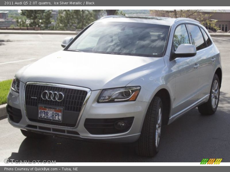 Ice Silver Metallic / Black 2011 Audi Q5 2.0T quattro