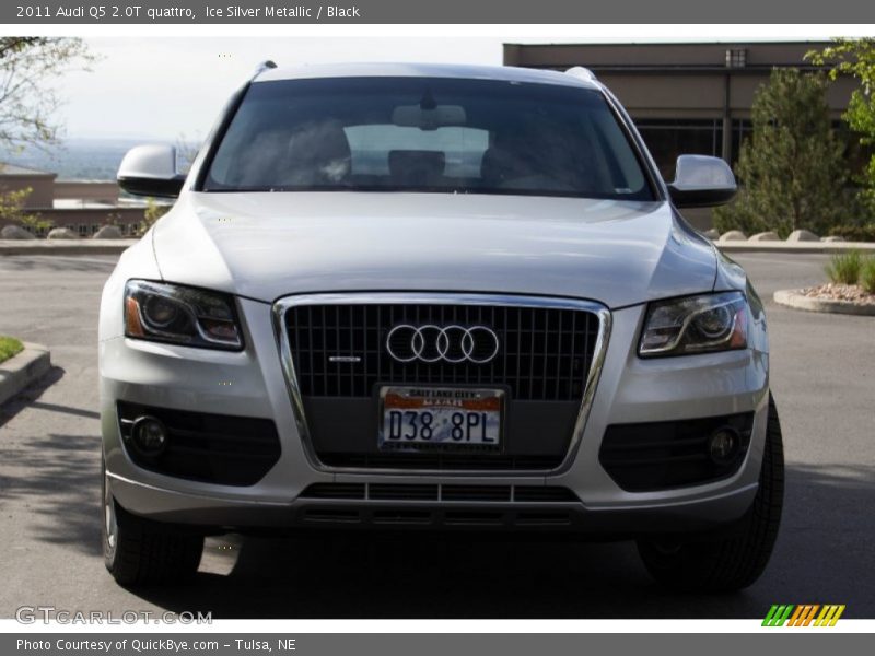 Ice Silver Metallic / Black 2011 Audi Q5 2.0T quattro