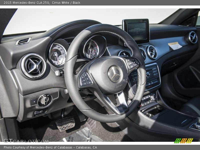 Cirrus White / Black 2015 Mercedes-Benz CLA 250