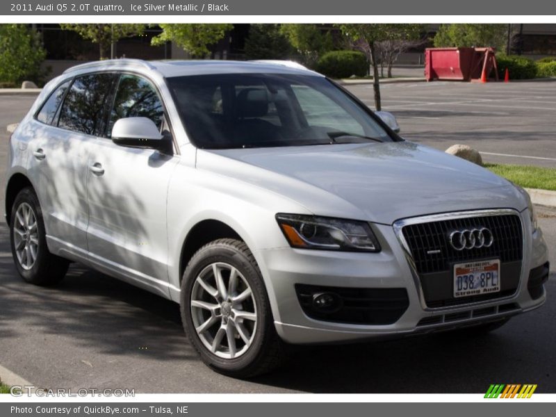 Ice Silver Metallic / Black 2011 Audi Q5 2.0T quattro