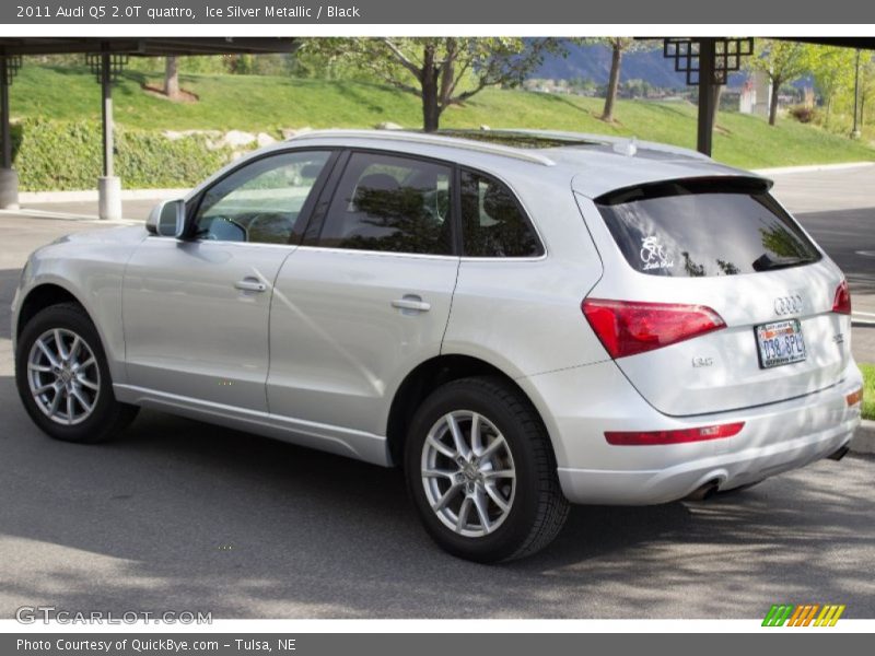 Ice Silver Metallic / Black 2011 Audi Q5 2.0T quattro