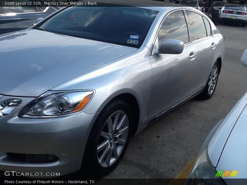 Mercury Silver Metallic / Black 2006 Lexus GS 300