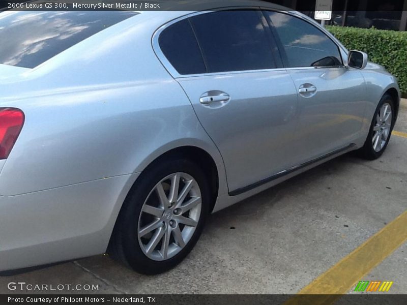 Mercury Silver Metallic / Black 2006 Lexus GS 300