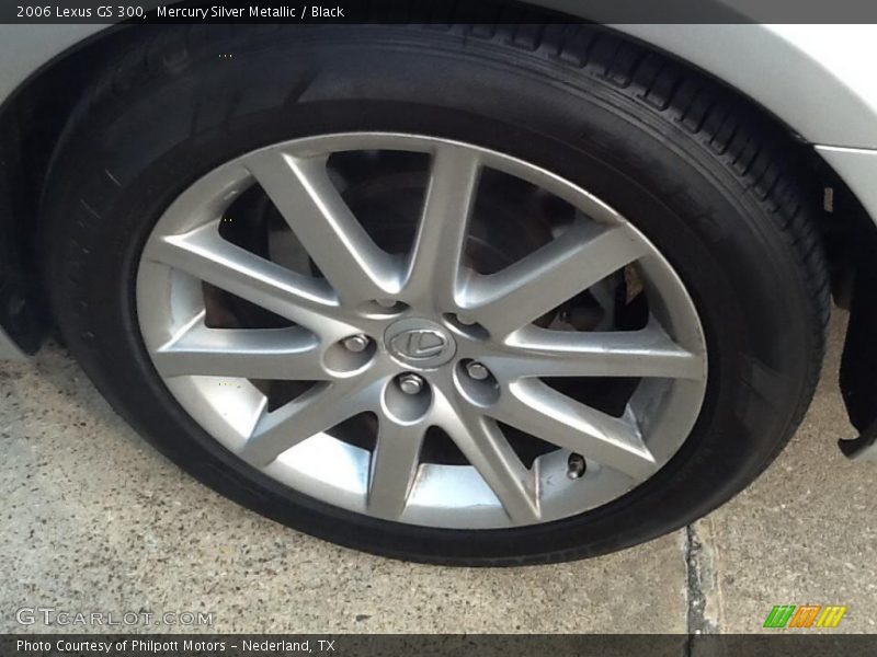 Mercury Silver Metallic / Black 2006 Lexus GS 300
