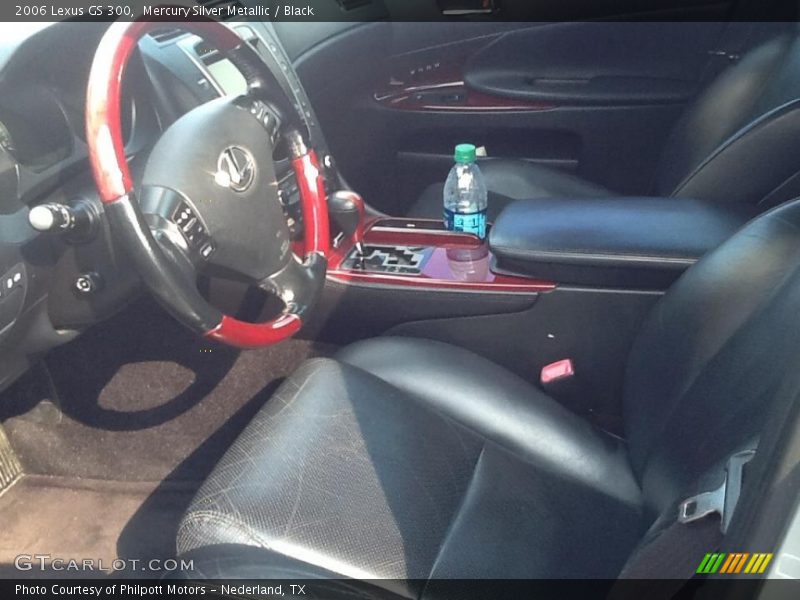 Mercury Silver Metallic / Black 2006 Lexus GS 300