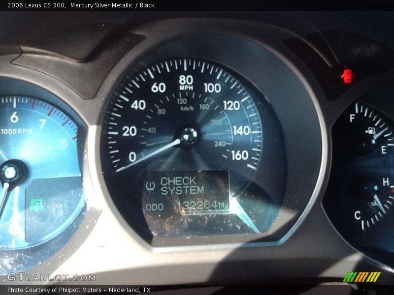 Mercury Silver Metallic / Black 2006 Lexus GS 300