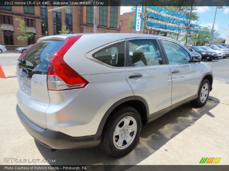 Alabaster Silver Metallic / Gray 2012 Honda CR-V LX 4WD