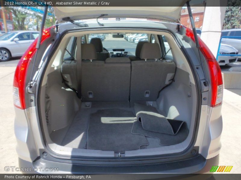Alabaster Silver Metallic / Gray 2012 Honda CR-V LX 4WD