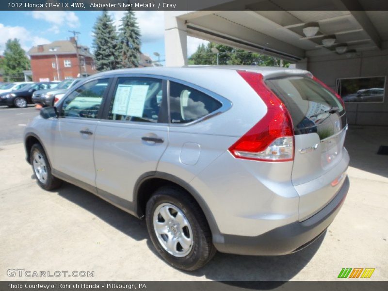 Alabaster Silver Metallic / Gray 2012 Honda CR-V LX 4WD