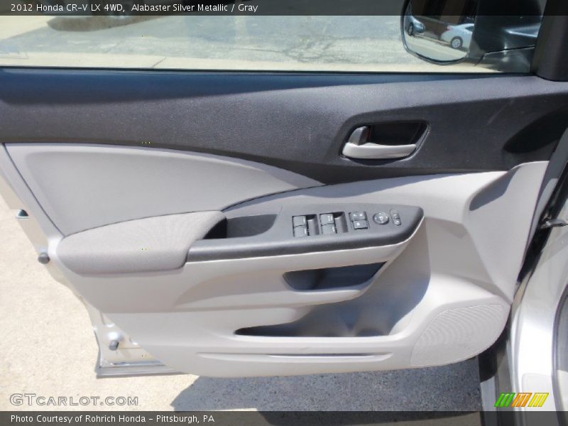 Alabaster Silver Metallic / Gray 2012 Honda CR-V LX 4WD