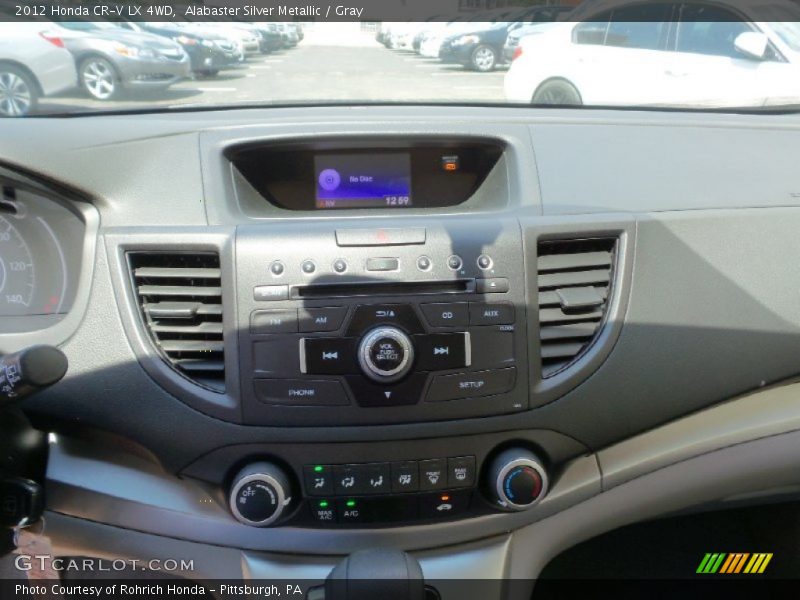 Alabaster Silver Metallic / Gray 2012 Honda CR-V LX 4WD