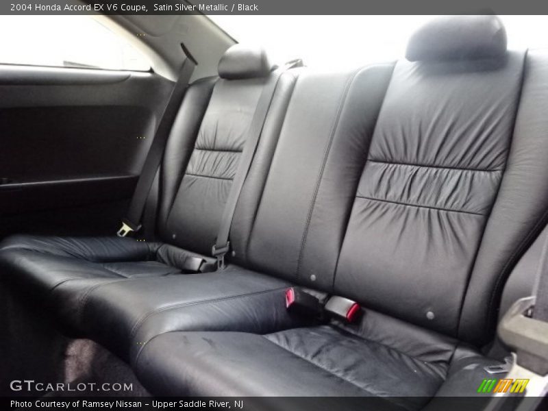 Satin Silver Metallic / Black 2004 Honda Accord EX V6 Coupe