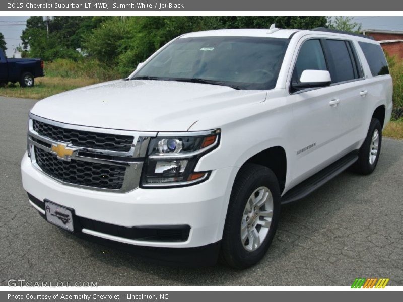 Summit White / Jet Black 2015 Chevrolet Suburban LT 4WD