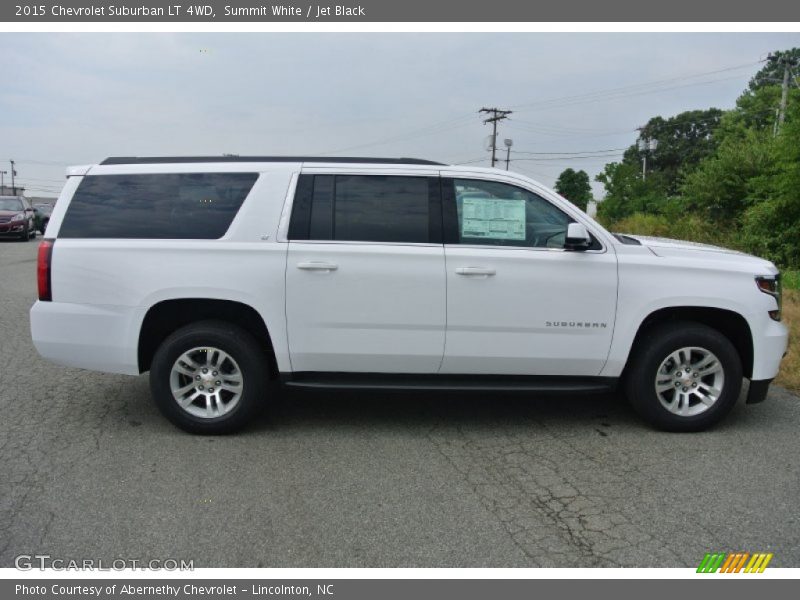 Summit White / Jet Black 2015 Chevrolet Suburban LT 4WD