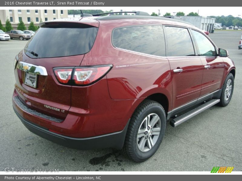 Siren Red Tintcoat / Ebony 2016 Chevrolet Traverse LT