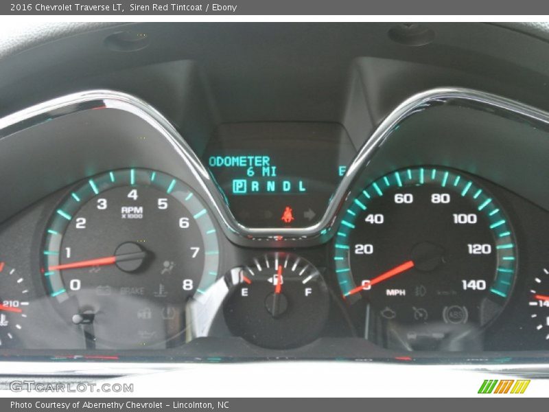 Siren Red Tintcoat / Ebony 2016 Chevrolet Traverse LT