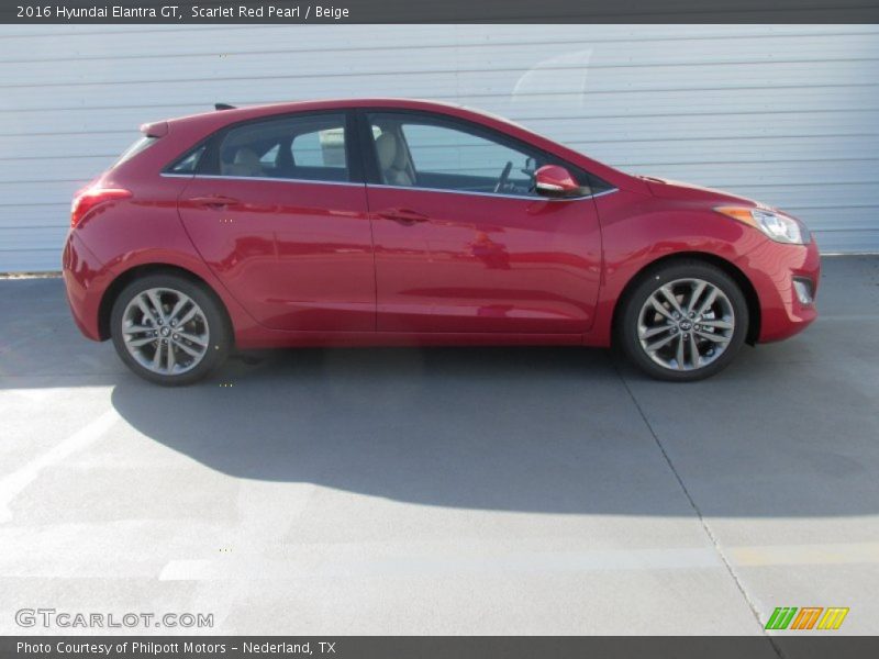 Scarlet Red Pearl / Beige 2016 Hyundai Elantra GT