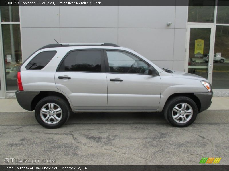 Satin Silver Metallic / Black 2008 Kia Sportage LX V6 4x4