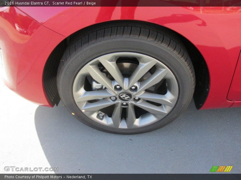 Scarlet Red Pearl / Beige 2016 Hyundai Elantra GT