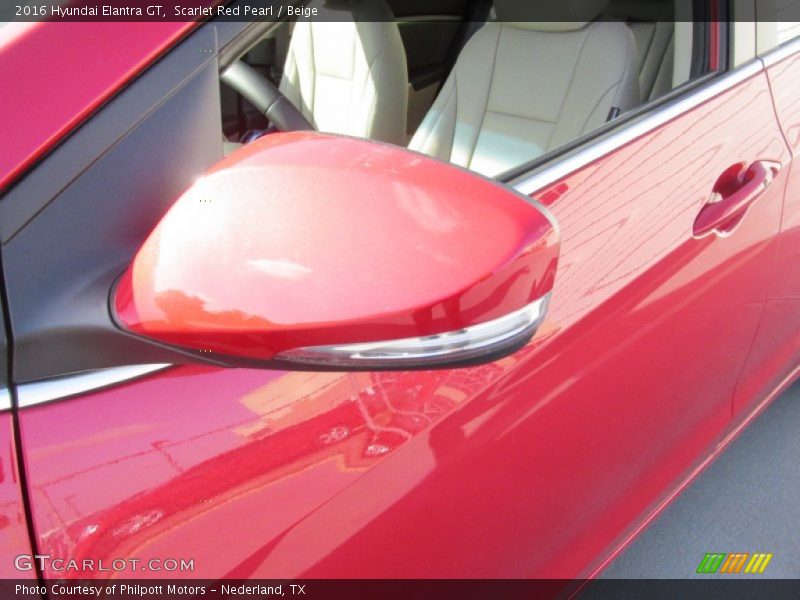 Scarlet Red Pearl / Beige 2016 Hyundai Elantra GT