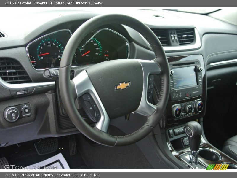 Siren Red Tintcoat / Ebony 2016 Chevrolet Traverse LT