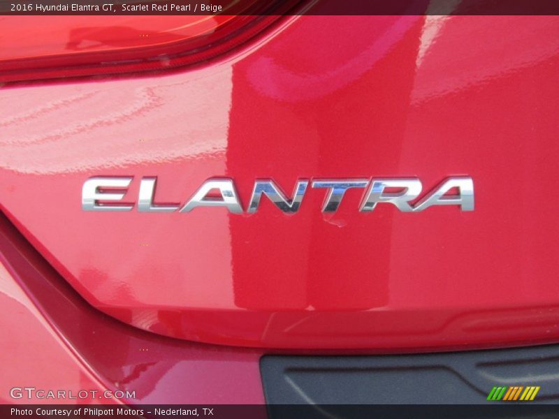 Scarlet Red Pearl / Beige 2016 Hyundai Elantra GT