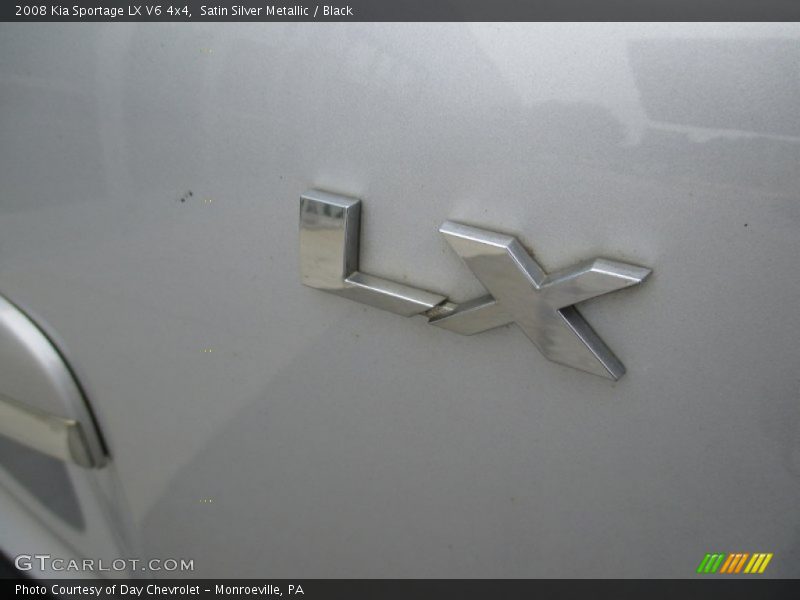 Satin Silver Metallic / Black 2008 Kia Sportage LX V6 4x4