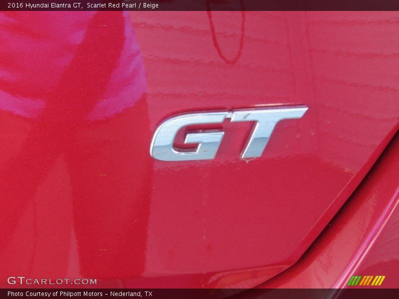 Scarlet Red Pearl / Beige 2016 Hyundai Elantra GT