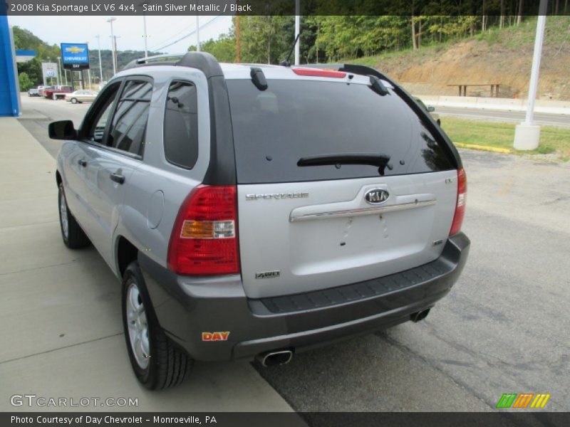 Satin Silver Metallic / Black 2008 Kia Sportage LX V6 4x4