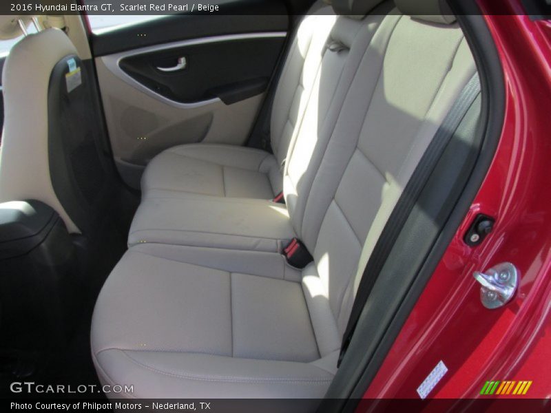Scarlet Red Pearl / Beige 2016 Hyundai Elantra GT
