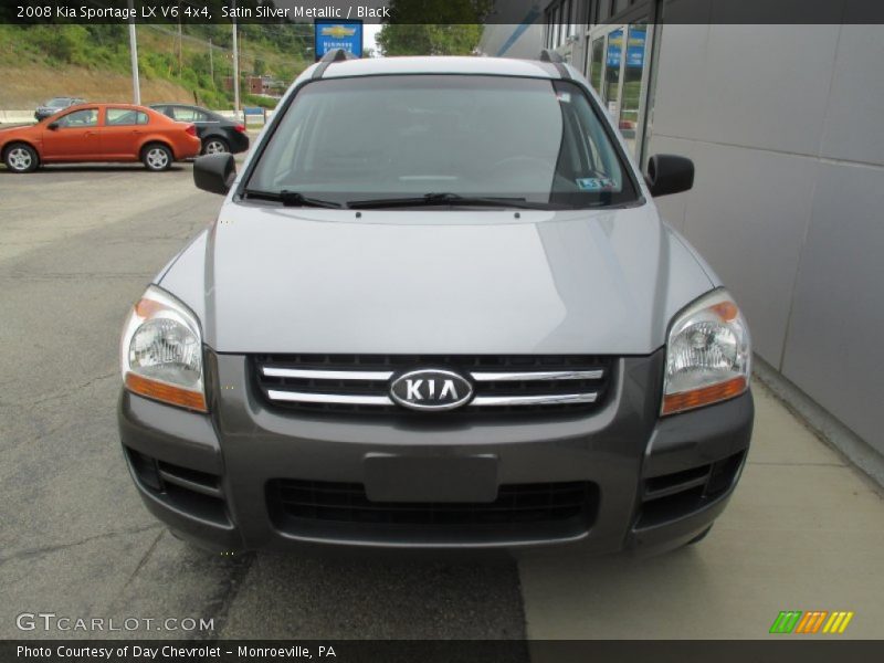 Satin Silver Metallic / Black 2008 Kia Sportage LX V6 4x4