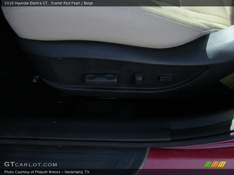 Scarlet Red Pearl / Beige 2016 Hyundai Elantra GT