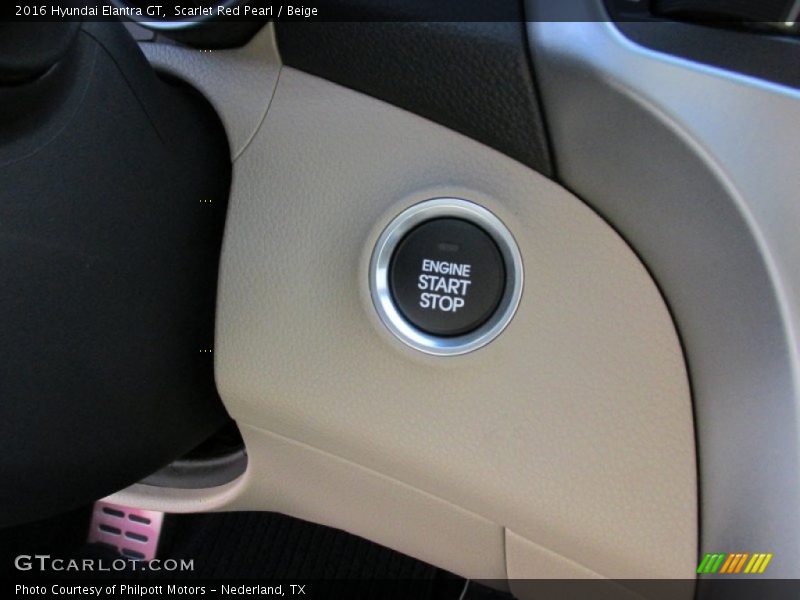 Scarlet Red Pearl / Beige 2016 Hyundai Elantra GT