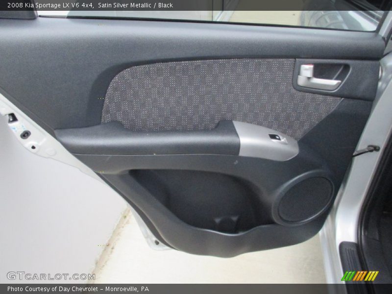 Satin Silver Metallic / Black 2008 Kia Sportage LX V6 4x4