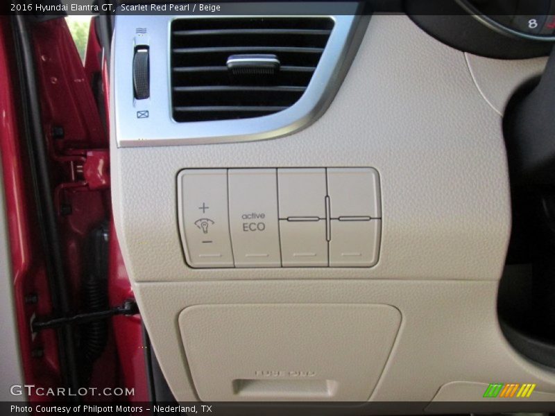 Scarlet Red Pearl / Beige 2016 Hyundai Elantra GT