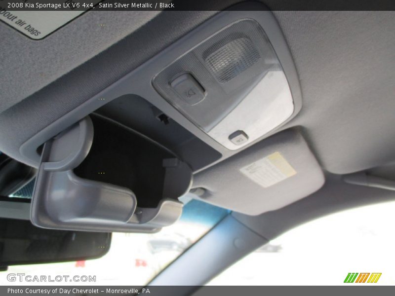 Satin Silver Metallic / Black 2008 Kia Sportage LX V6 4x4