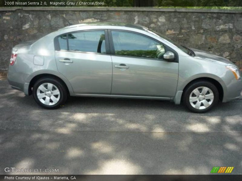 Magnetic Gray / Charcoal/Steel 2008 Nissan Sentra 2.0