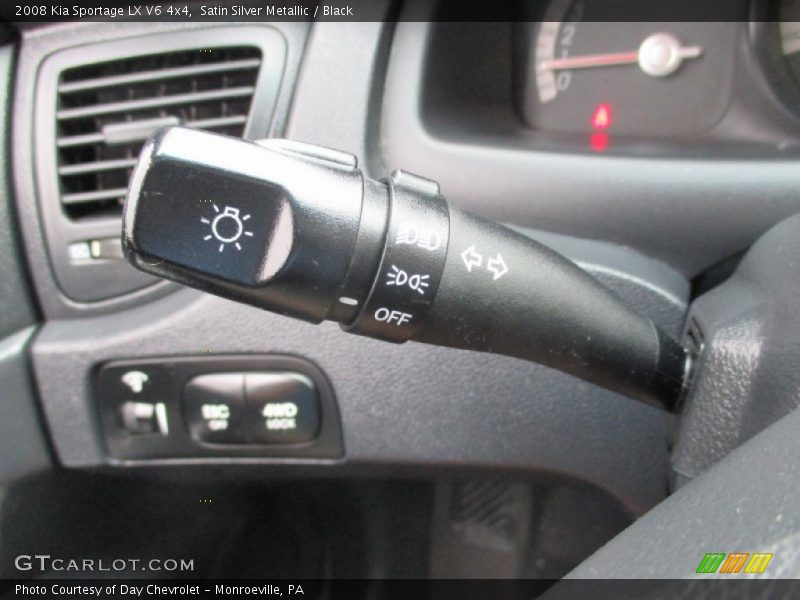 Satin Silver Metallic / Black 2008 Kia Sportage LX V6 4x4