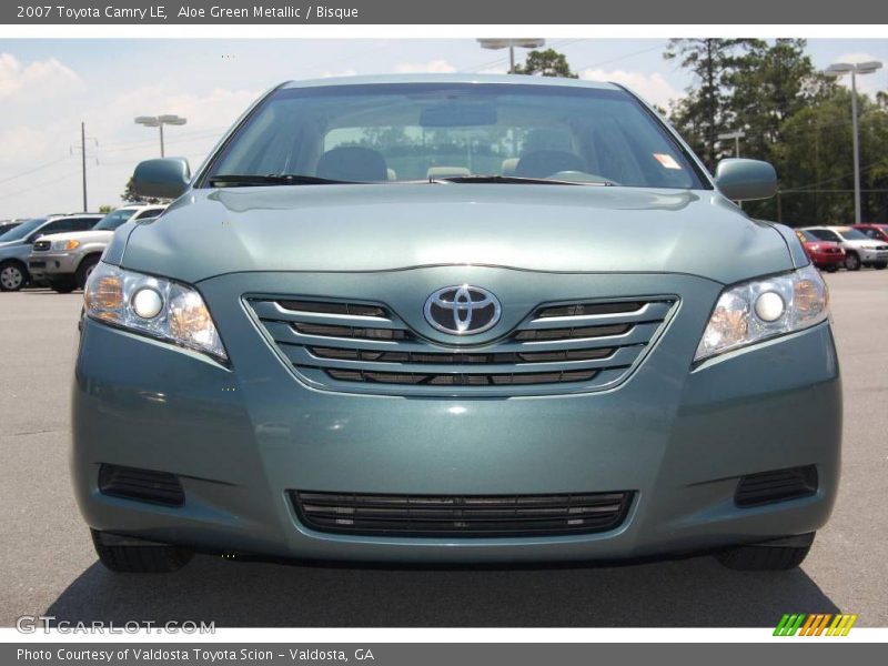 Aloe Green Metallic / Bisque 2007 Toyota Camry LE